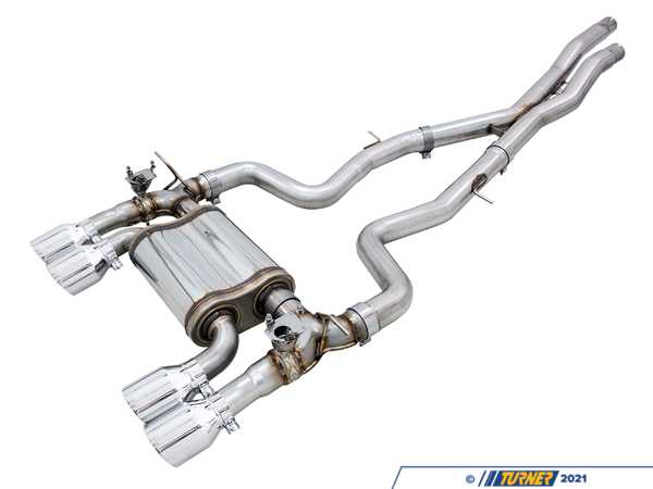 AWE AWE GEN2 SwitchPath Catback Exhaust - Chrome Silver Or Diamond Black Tips - BMW F80 M3, F82/83 M4 3025-43074PDK