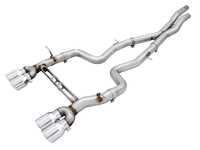 AWE AWE GEN2 Track Edition Catback Exhaust - Chrome Silver Or Diamond Black Tips - BMW F80 M3, F82/83 M4 GRP-EXH-BMF8X34N