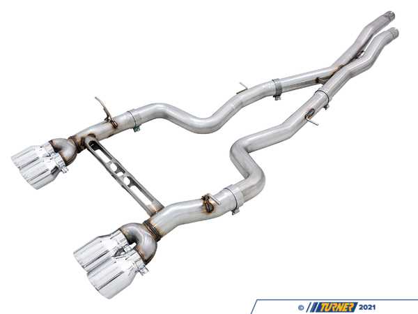 AWE AWE Track Edition Catback Exhaust - Chrome Silver (F8X M3/M4) 3020-42082