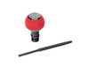 Black Forest Industries BFI GS2 Automatic Shift Knob - Black w/ Red Alcantara - E36 Z3 E46 E39 E38 E53 E60 (Automatic Trans) GS2-BMA-1SRU View 1