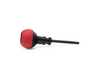 Black Forest Industries BFI GS2 Automatic Shift Knob - Black w/ Rosso Centaurus (Red) Perforated Leather - E36 Z3 E46 E39 E38 E53 E60 (Automatic Trans) GS2-BMA-1SRC View 3