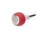 Black Forest Industries BFI GS2 Automatic Shift Knob - Silver w/ Rosso Centaurus (Red) Perforated Leather - E36 Z3 E46 E39 E38 E53 E60 (Automatic Trans) GS2-BMA-1RC View 3