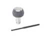 Black Forest Industries BFI GS2 Automatic Shift Knob - Silver w/ Gray Alcantara - E82/88 E9X E85/89 Z4 (Automatic Trans) GS2-BMA-2UF View 1