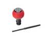 Black Forest Industries BFI GS2 Automatic Shift Knob - Black w/ Rosso Centaurus (Red) Perforated Leather - E82/88 E9X E85/89 Z4 (Automatic Trans) GS2-BMA-2SRC View 1