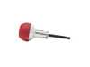 Black Forest Industries BFI GS2 Automatic Shift Knob - Silver w/ Rosso Centaurus (Red) Perforated Leather - E82/88 E9X E85/89 Z4 (Automatic Trans) GS2-BMA-2RC View 2