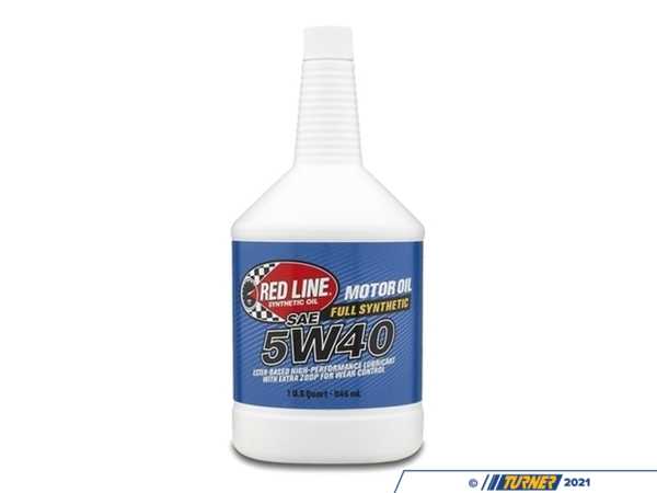 Redline Red Line 5W-40 Synthetic Engine Oil - 1 Quart - BMW 1-MT5W40-Q