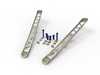 AFE aFe CONTROL Front Suspension Brace Set - Raw Stainless Steel Finish - Toyota A90/91 Supra 2.0/3.0L 450-721003-A View 1