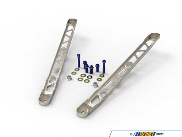 AFE aFe CONTROL Front Suspension Brace Set - Raw Stainless Steel Finish - Toyota A90/91 Supra 2.0/3.0L 450-721003-A