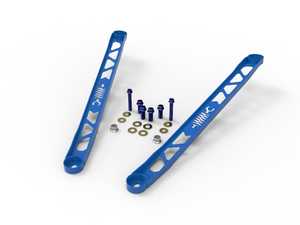 aFe CONTROL Front Suspension Brace Set - Blue Powder Coat Finish - Toyota A90/91 Supra 2.0/3.0L