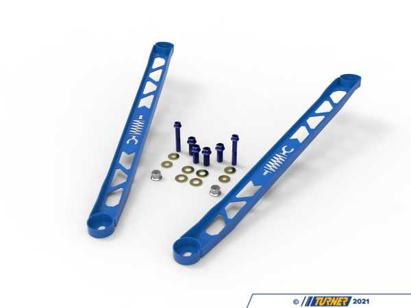 AFE aFe CONTROL Front Suspension Brace Set - Blue Powder Coat Finish - Toyota A90/91 Supra 2.0/3.0L 450-721003-L