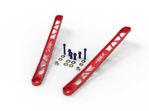 aFe CONTROL Front Suspension Brace Set - Red Powder Coat Finish - Toyota A90/91 Supra 2.0/3.0L