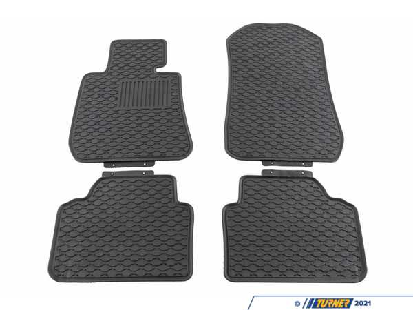 Vaico All Weather Floor Mat Set - Black - E83 V20-4094