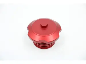 VTT N5X/S55/N2X Billet BMW Oil Filter Housing Cap - Red - BMW N52 N54 N55 N20 S55