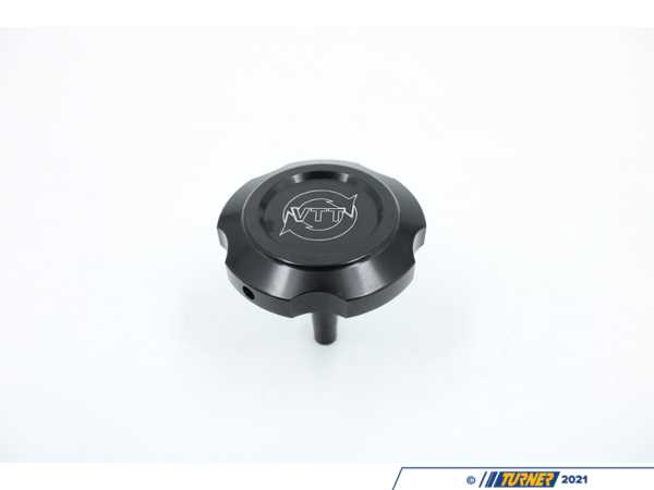 Vargas Turbo Technologies VTT Billet Power Steering Cap - Black - BMW E30 E36 E46 E9X, N20/52/54/55 S55 VTTPSCAPBLK1