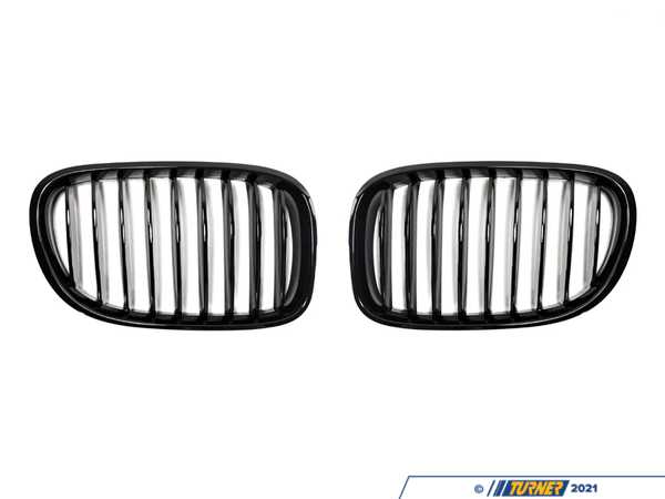 AUTOTECKNIC Autotecknic Replacement Black Front Grilles - F01/F02 7-Series ATK-BM-0177-LCI-