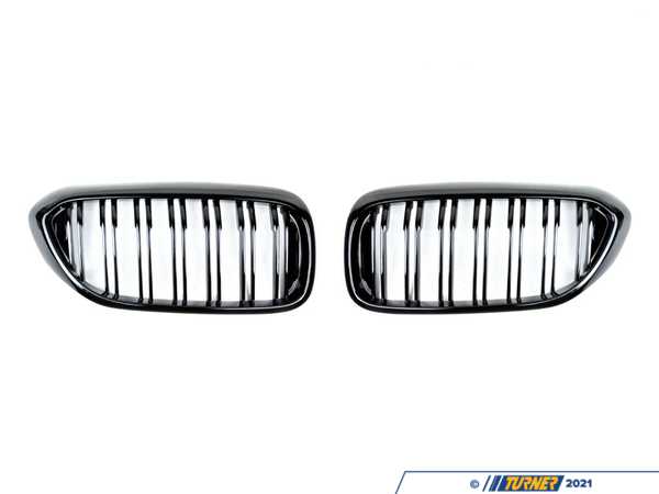 AUTOTECKNIC Autotecknic Replacement Black Front Grilles - G30 5-Series ATK-BM-0250-DS-G