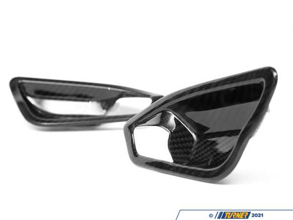 AUTOTECKNIC Autoteknic Carbon Fiber Door Handle Trim - F-Chassis 2 series w/Ambient light BM-0356-WA-G