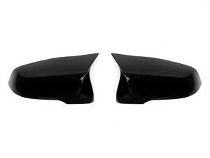 Autotecknic Glazed Black Painted Mirror Covers - A90 MkV Supra