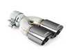 Turner Motorsport Turner Motorsport Rolled Angle Exhaust Tip - 3.0 Inlet - 3.0 OD - Stepped Left - Black Chrome 026732TMS03-13 View 1