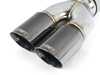 Turner Motorsport Turner Motorsport Rolled Angle Exhaust Tip - 3.0 Inlet - 3.0 OD - Stepped Left - Black Chrome 026732TMS03-13 View 2