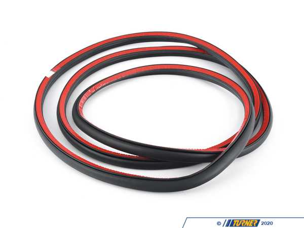 Genuine BMW Genuine BMW Door Weatherstrip Rear Right - 51348194778 - E46 51348194778