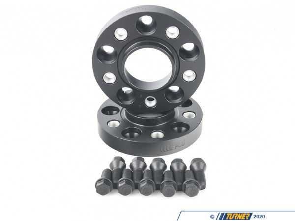 H&R H&R 25mm DRA Series Bolt-On Wheel Spacers - Black - 74.1mm CB - F15 F16 F85 F86 50757404SW