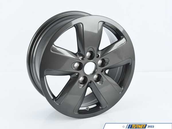 Genuine MINI 517 MINI Electric Rev Spoke Wheel 16" (5x112) Gray - Priced Each 36116887935