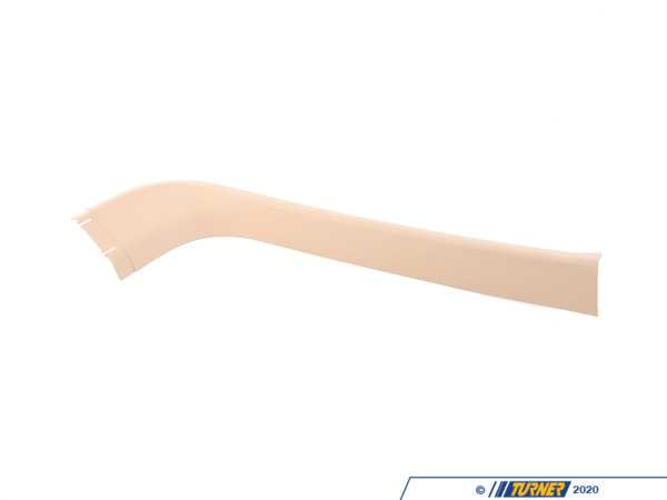 Genuine BMW Genuine BMW Inter. Lateral Left Trunk Li - 51498250109 - Hellbeige 2 51498250109