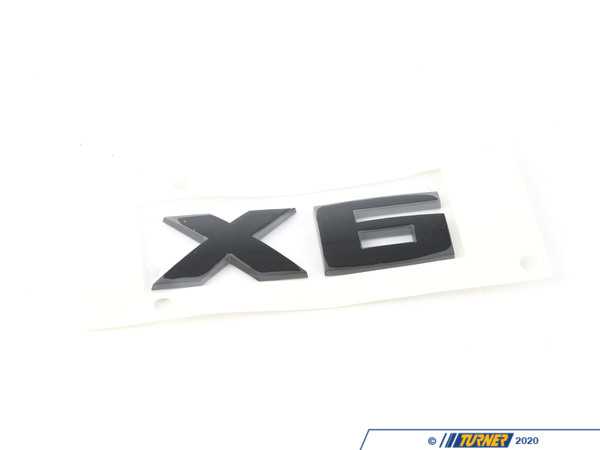 Genuine BMW LETTERING, BLACK, PAINTED 51142472840