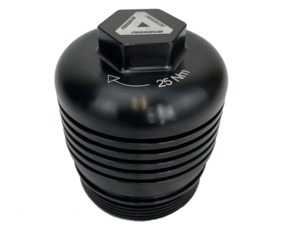 Magnetic Billet Oil Filter Housing Cap For B58 - Black Anodized