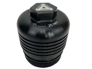 Magnetic Billet Oil Filter Housing Cap For B58 - Black Anodized