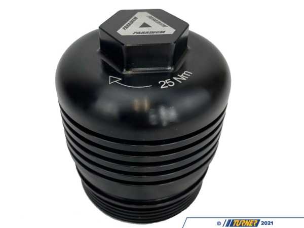Paradigm Engineering Magnetic Billet Oil Filter Housing Cap For B58 - Black Anodized OILCAPB58Black