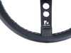 Rennline Rennline Leather Steering Wheel - Black Spokes & Black Horn Ring I77.86.BBL View 3