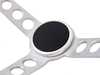 Rennline Rennline Leather Steering Wheel - Silver Spokes & Silver Horn Ring I77.86.SSL View 4