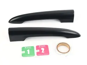 Door Handle Split Door - Black Cover Set