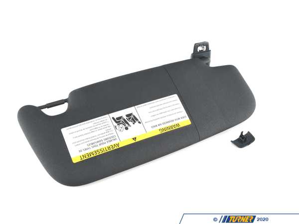 Genuine MINI Genuine MINI Sun Visor With Label, Left Schwarz - 51167382109 51167382109
