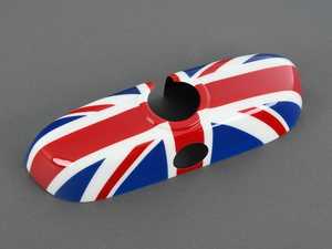 Genuine MINI Inside Rearview Mirror Cap Union Jack - 51162353709