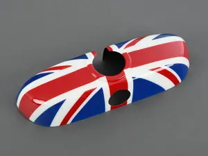Genuine MINI Inside Rearview Mirror Cap Union Jack - 51162353709