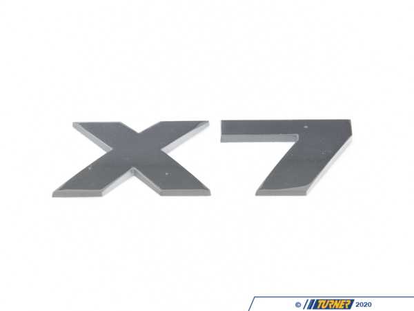 Genuine BMW LETTERING, BLACK, PAINTED 51142472843