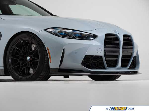 Enthusiast Bundles BMW G80 G82 M3 M4 Turner Motorsport Skid Plate - Milled Finish & Carbon Fiber Front Lip 008686LA02EBKT