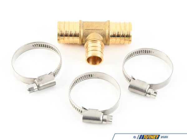 Packaged by Turner Coolant Pipe - Return Line T Fitting Repair Kit 11539845352TKT