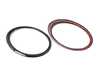 ECS Headlight Trim Covers Gloss Black With Washer Covers - Set 51132254895KT View 2