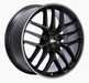 BBS 20" BBS CC-R Satin Black With Polished Rim Protector - Staggered Set cc0302bpoKT View 1