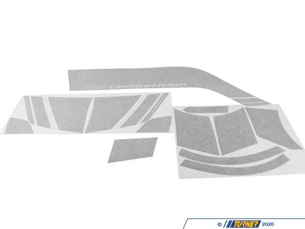 Genuine BMW COMPETITION DESIGN DECAL SET 51142463327