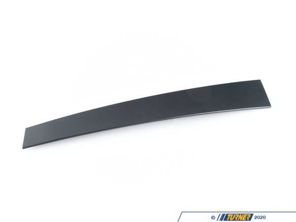 Genuine BMW Genuine BMW Moulding Window Frame Right Schwarz - 51328125380 - E38 51328125380