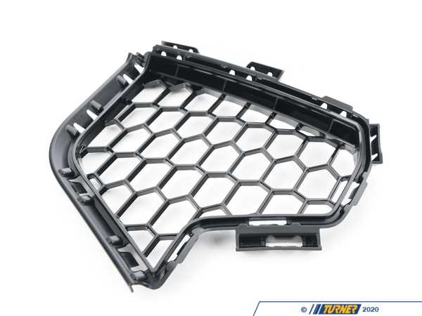Genuine BMW GRILL, SIDE, OPEN, RIGHT 51118069916