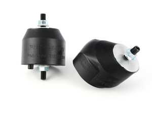 Polyurethane Engine Mounts - E30 24V Swap - 80A (OEM+ Feel - Black)