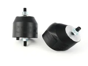 Polyurethane Engine Mounts - E30 24V Swap - 80A (OEM+ Feel - Black)