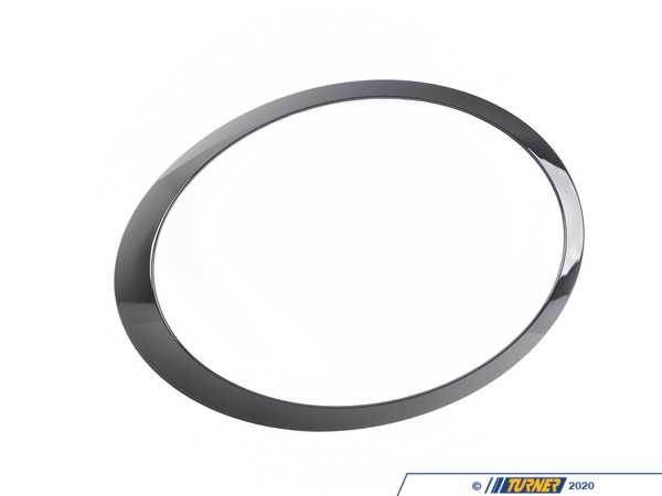 Bremmen Parts Headlight Trim Ring Jet Black - Passenger ( Right ) 51132254740