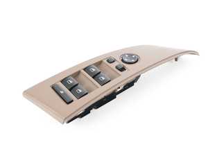 Genuine BMW Window Lifter Switch, Driver's Side Braun - 61316951912